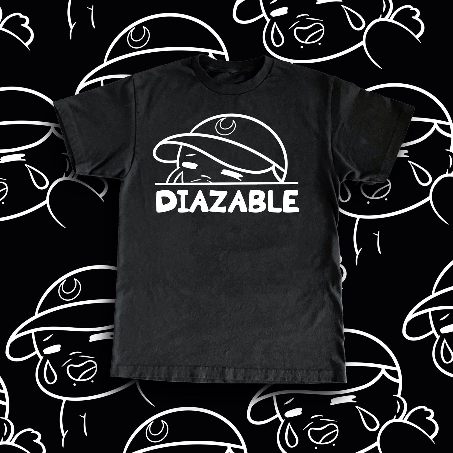 Discover Diazable's 'Crying But Trying' Kewpie clothing, blending millennial humor with unique designs. Based in San Antonio, Texas, our small business brings top-quality apparel to fans in Texas and Korea. Embrace your style with Diazable.