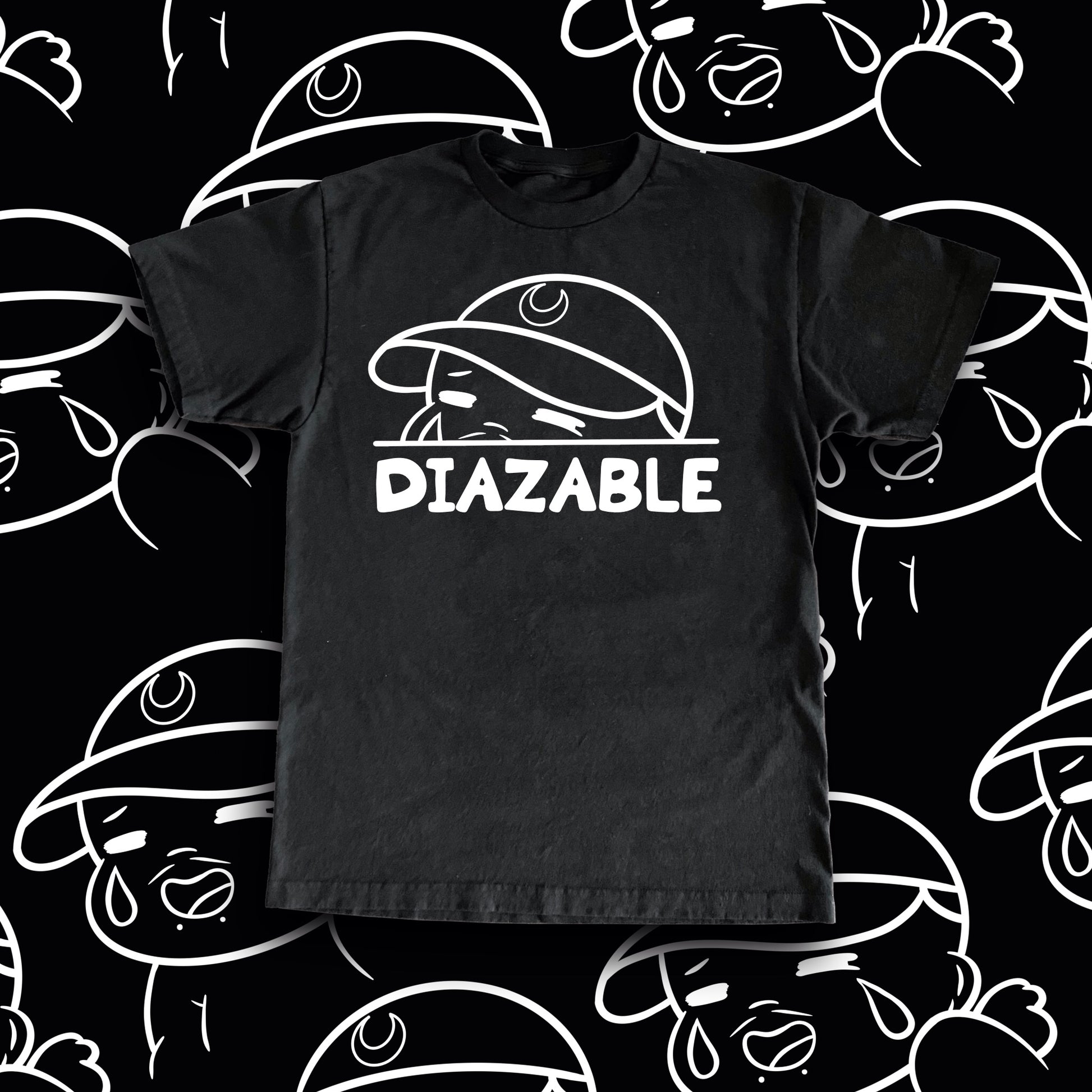 Discover Diazable's 'Crying But Trying' Kewpie clothing, blending millennial humor with unique designs. Based in San Antonio, Texas, our small business brings top-quality apparel to fans in Texas and Korea. Embrace your style with Diazable.