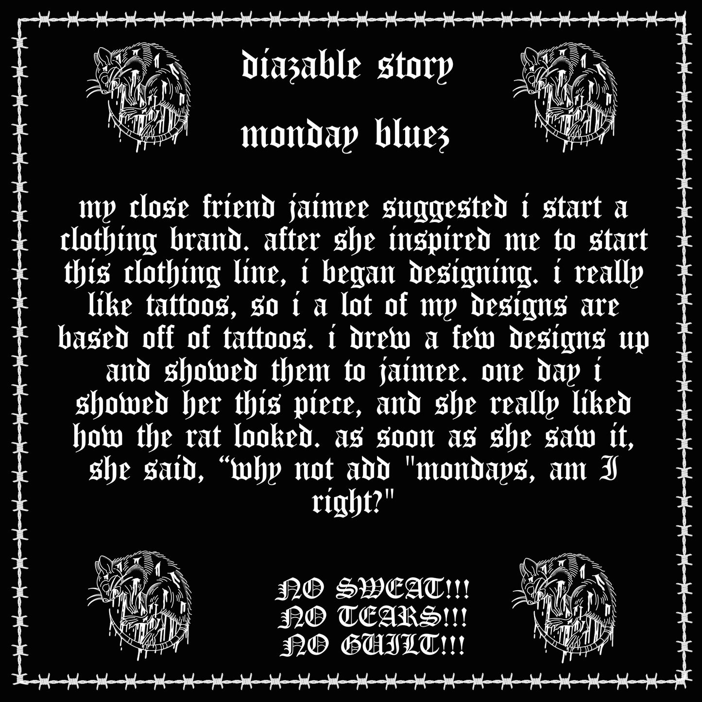Diazable "Monday Bluez" Shirt