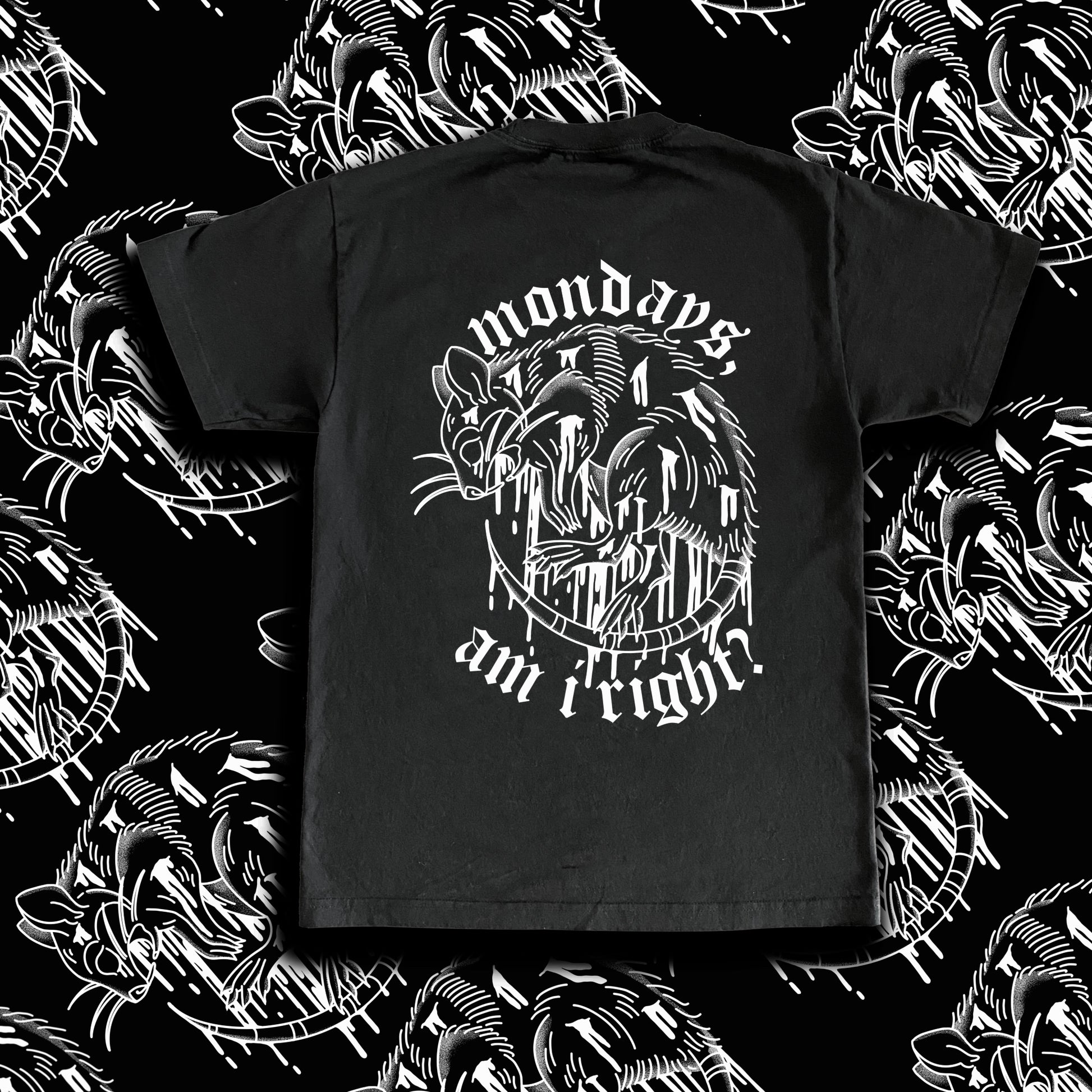 diazable monday bluez rat tattoo shirt
