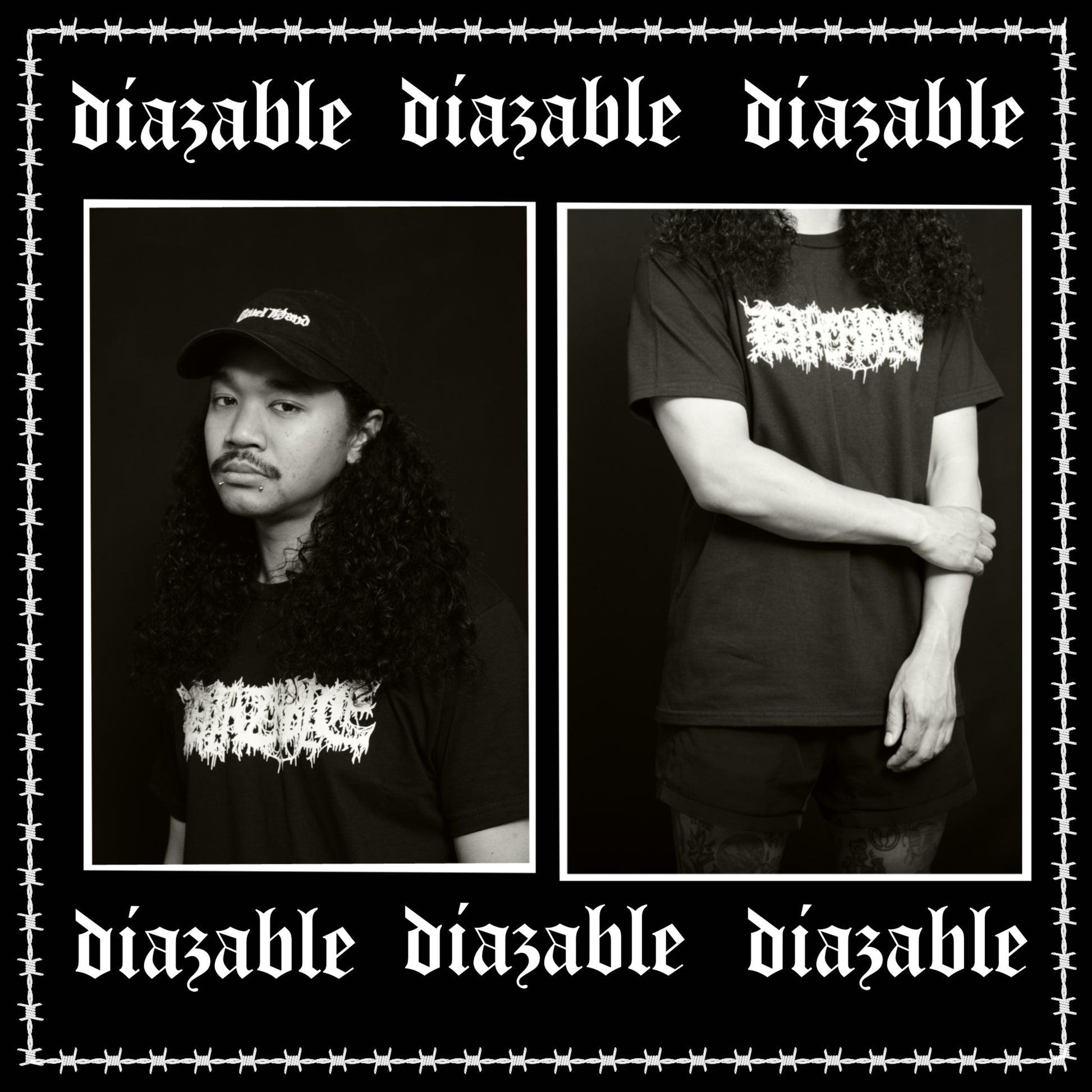 diazable death metal darkthrone black metal shirt