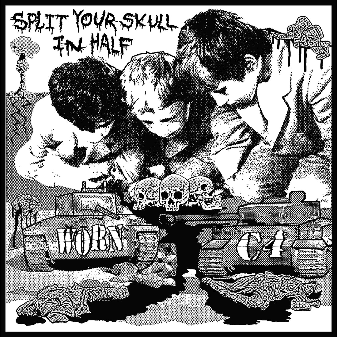 Worn And C4 - Split Your Skull In Half  Review