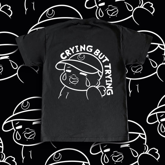 Discover Diazable's 'Crying But Trying' Kewpie clothing, blending millennial humor with unique designs. Based in San Antonio, Texas, our small business brings top-quality apparel to fans in Texas and Korea. Embrace your style with Diazable.