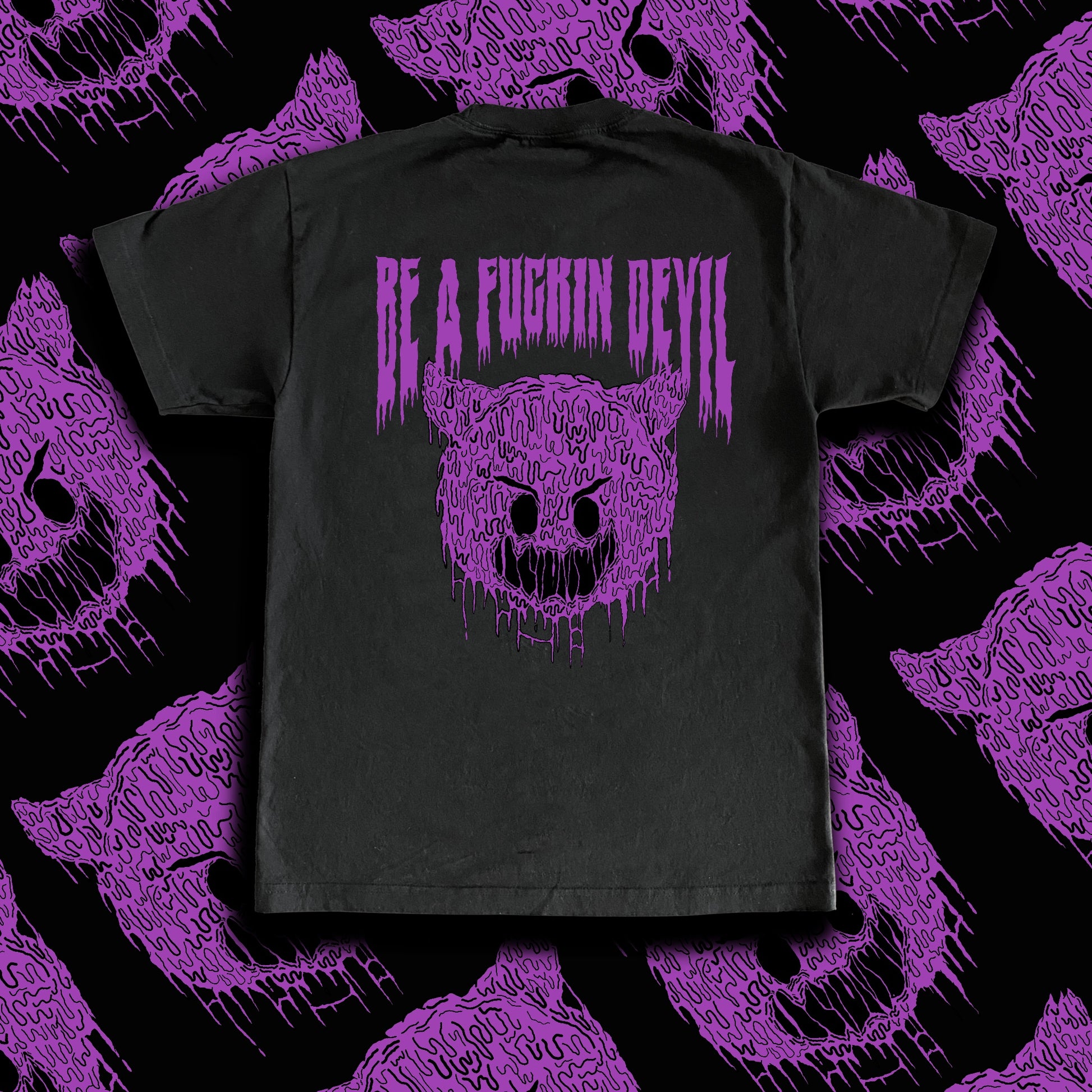 diazable purple devil emoji shirt