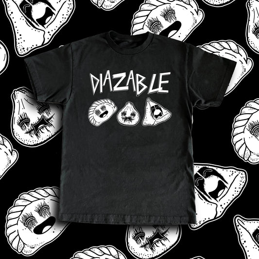 diazable empanadas death metal shirt